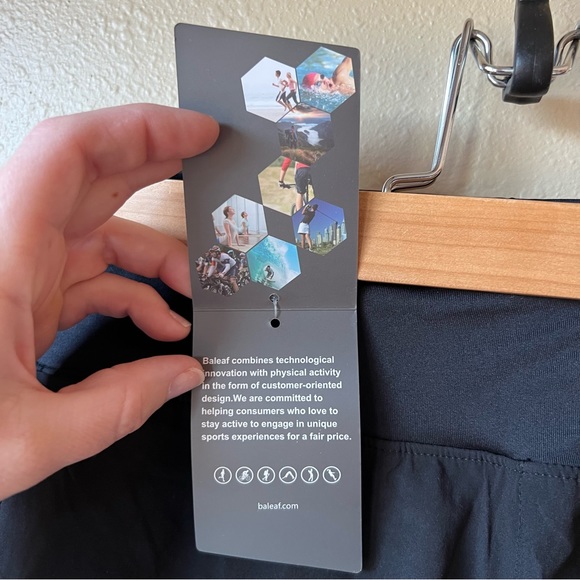 BALEAF Women’s 5” Athletic Running Shorts Black Liner Gym Quick Dry High Rise - Picture 7 of 16